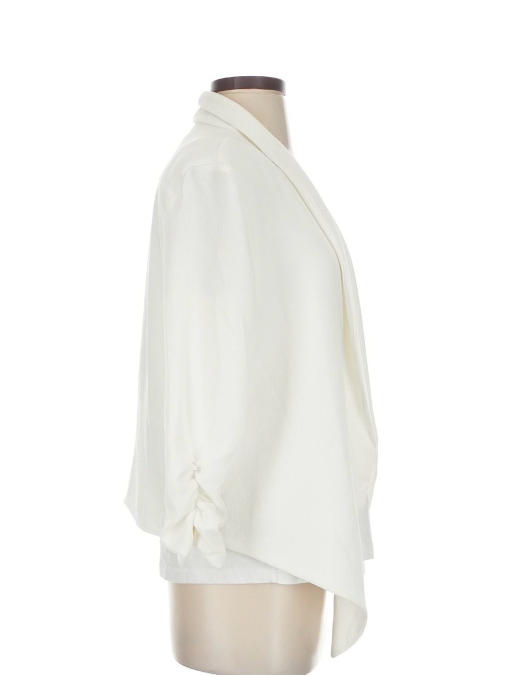 Open-Front Cream Blazer Jacket - Picture 2 of 5